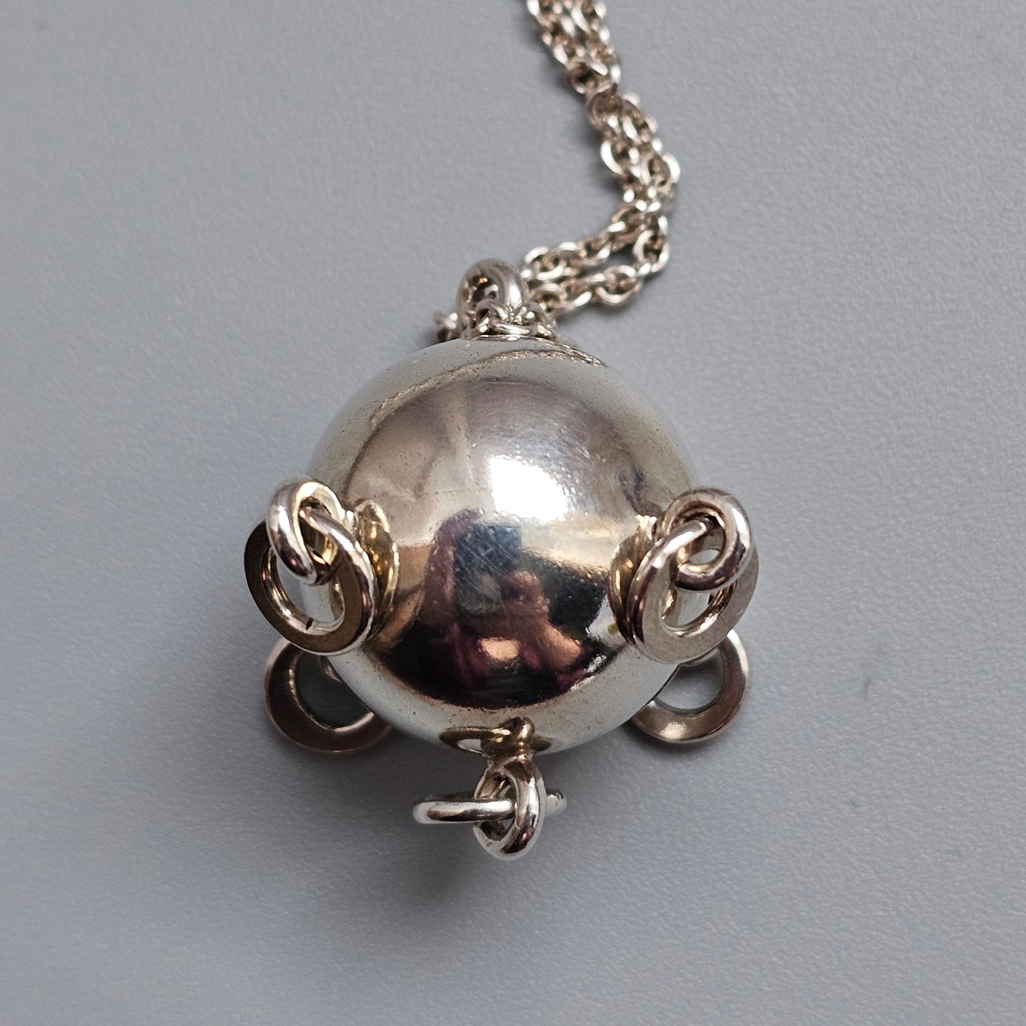 Vintage Norwegian Silver Juhls Kautokeino Komsekule Necklace Norway