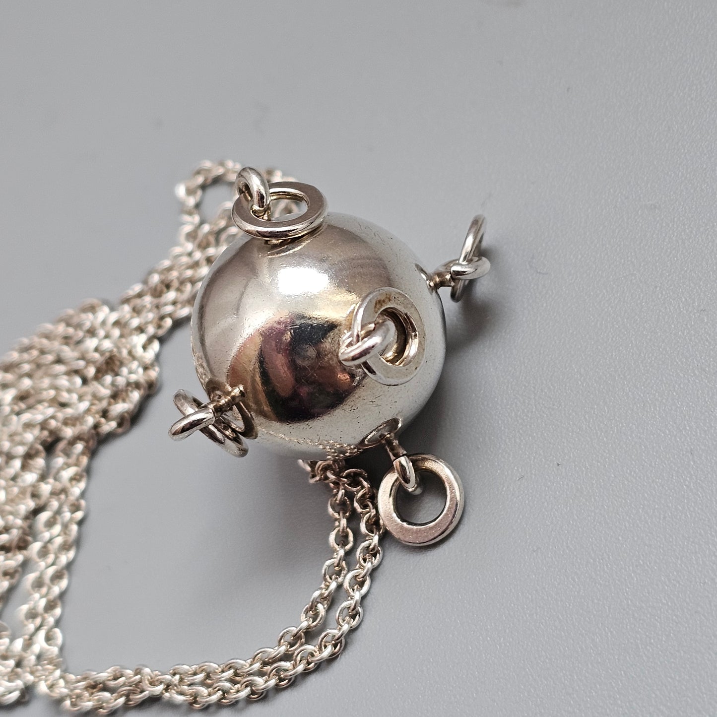 Vintage Norwegian Silver Juhls Kautokeino Komsekule Necklace Norway