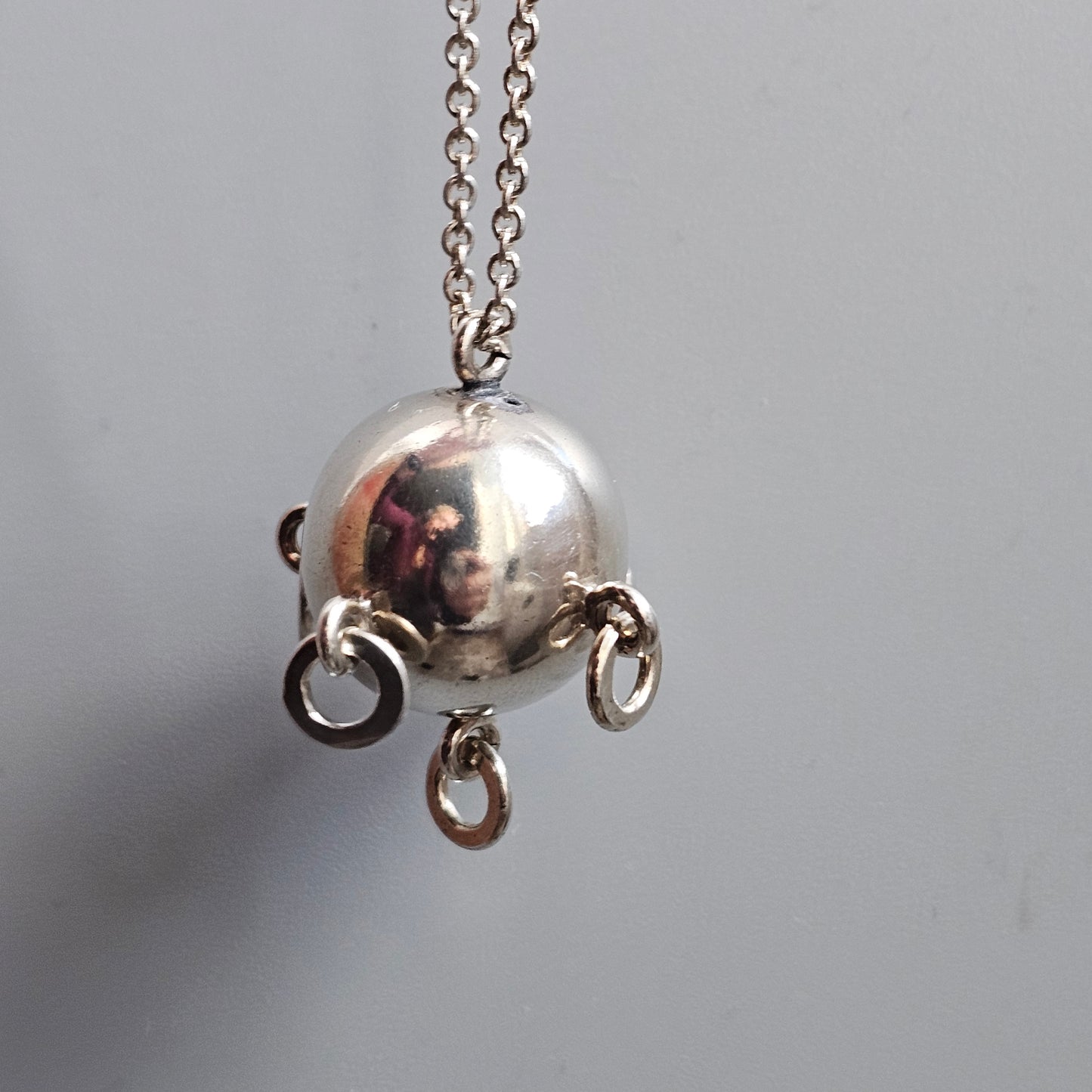Vintage Norwegian Silver Juhls Kautokeino Komsekule Necklace Norway