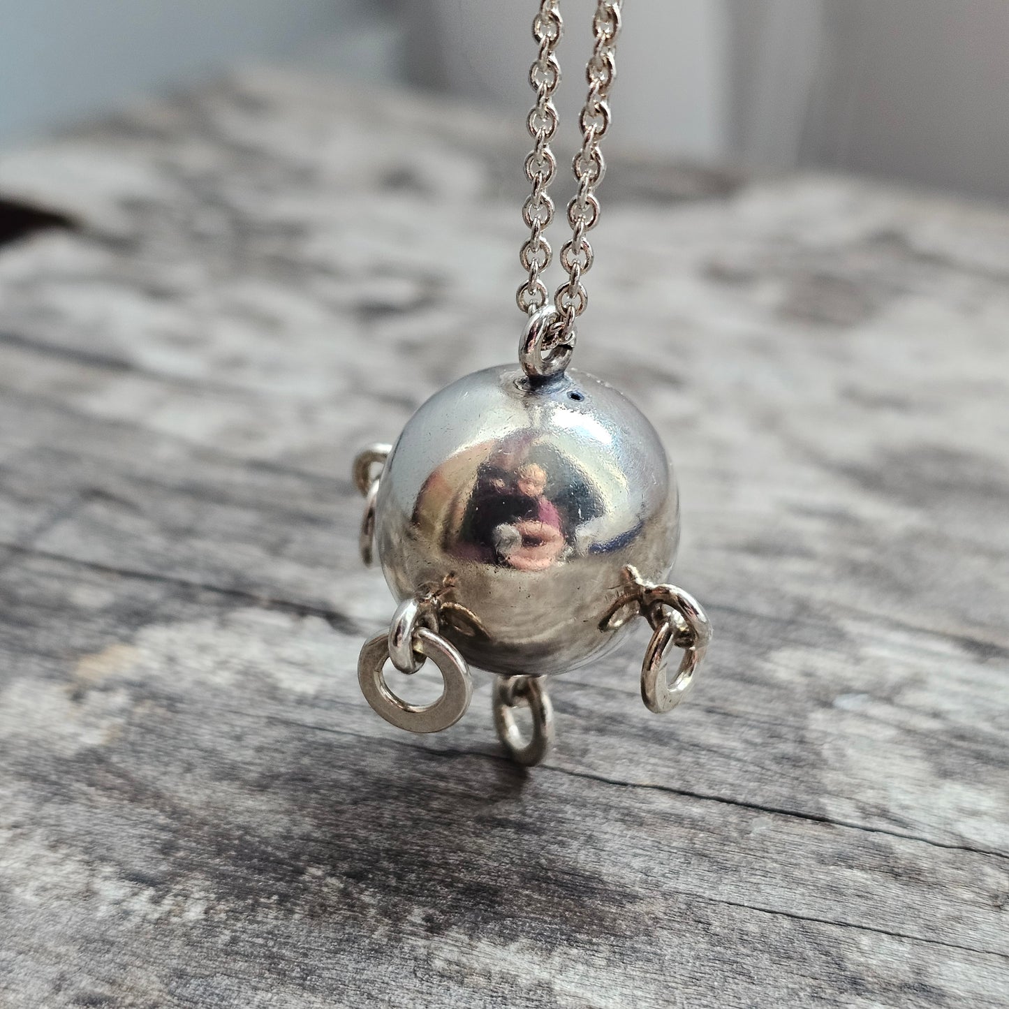 Vintage Norwegian Silver Juhls Kautokeino Komsekule Necklace Norway
