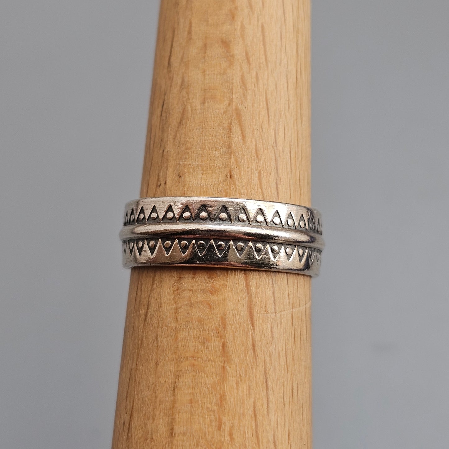 Vintage Kalevala Koru Sormus 1222 Silver Ring by Börje Rajalin