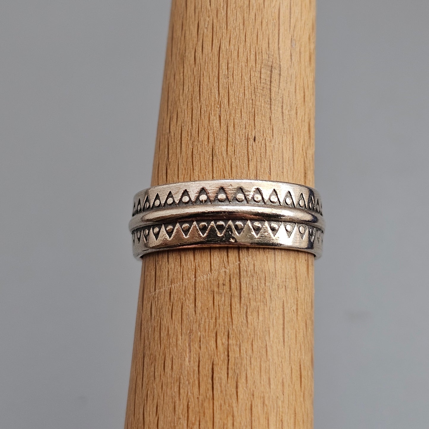 Vintage Kalevala Koru Sormus 1222 Silver Ring by Börje Rajalin