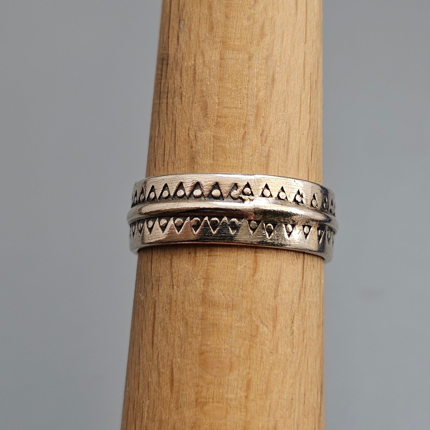 Vintage Kalevala Koru Sormus 1222 Silver Ring by Börje Rajalin