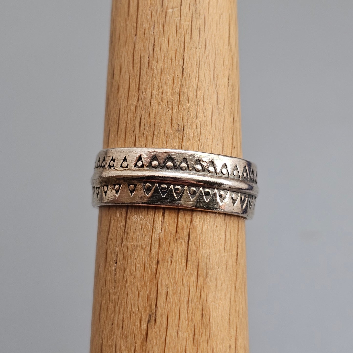 Vintage Kalevala Koru Sormus 1222 Silver Ring by Börje Rajalin