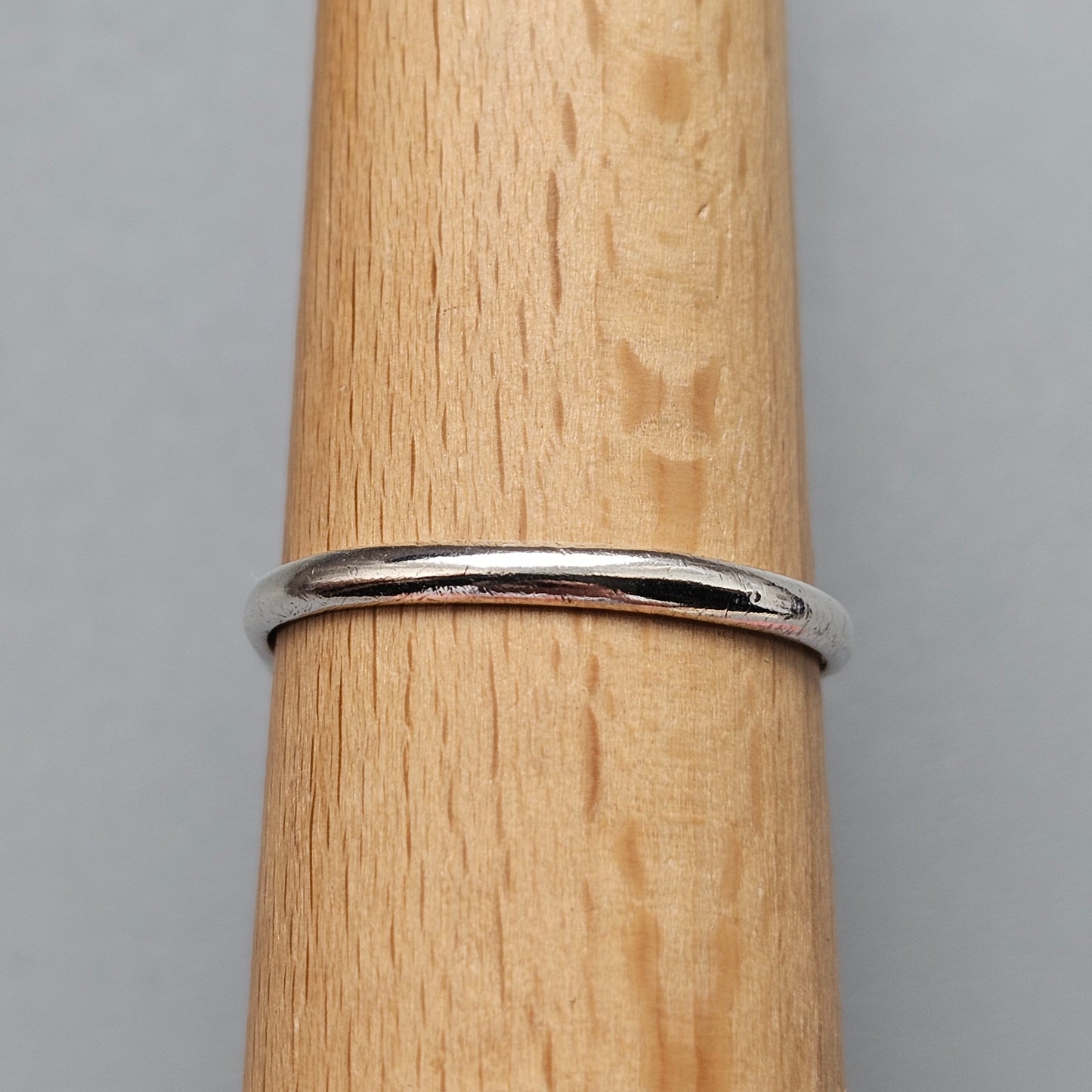 Vintage 1950s Art Deco Style Finnish Silver Kantele Harp Ring