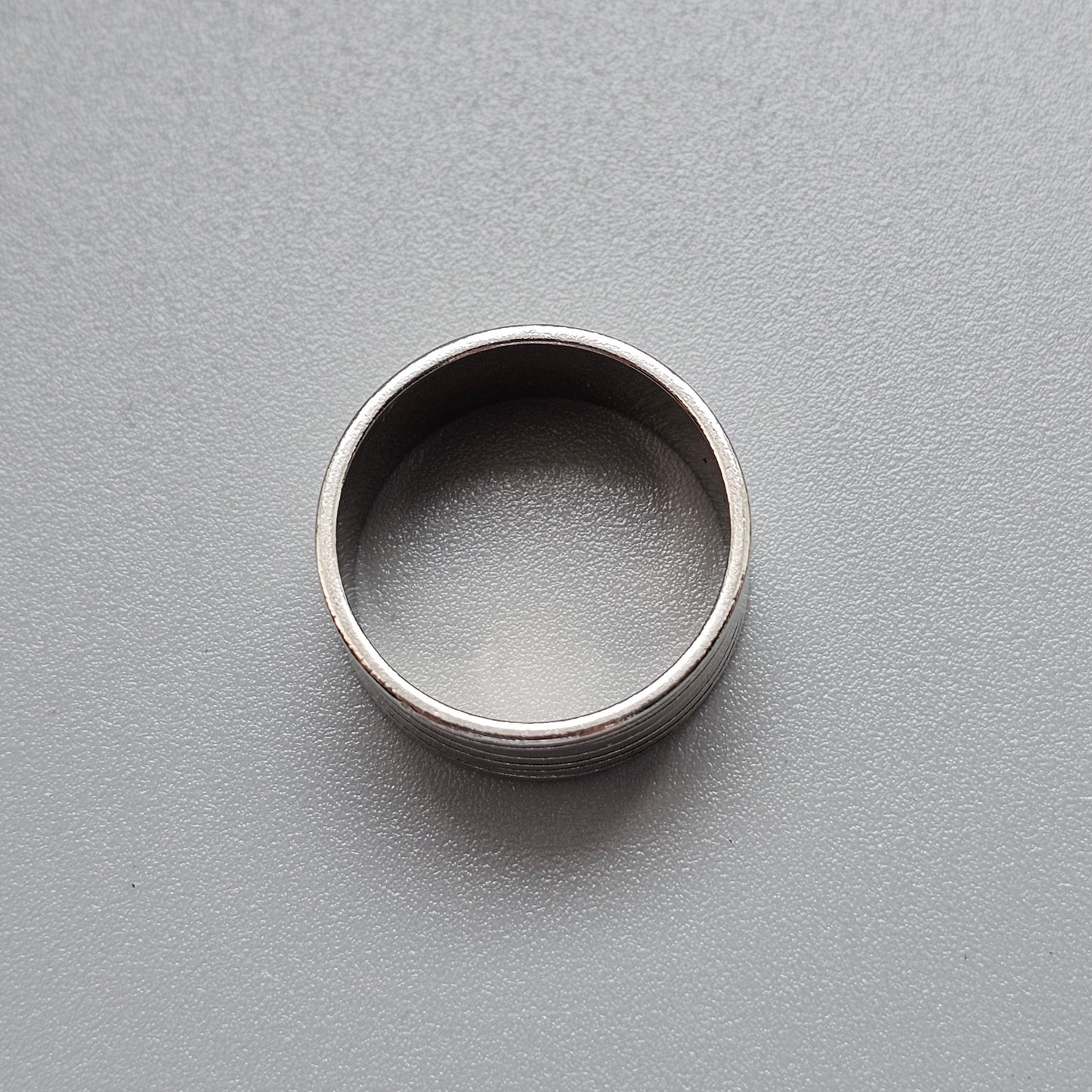 Kalevala Koru Finnish Sterling Silver Wide Ridged Band Ring