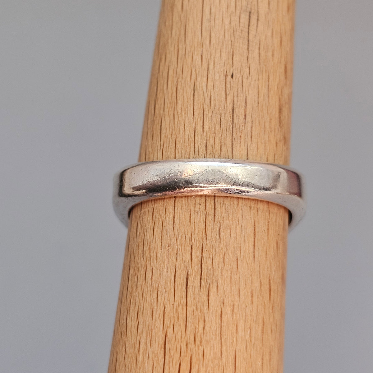 Vintage Anton Michelsen Danish Sterling Silver Modernist Leaf Ring