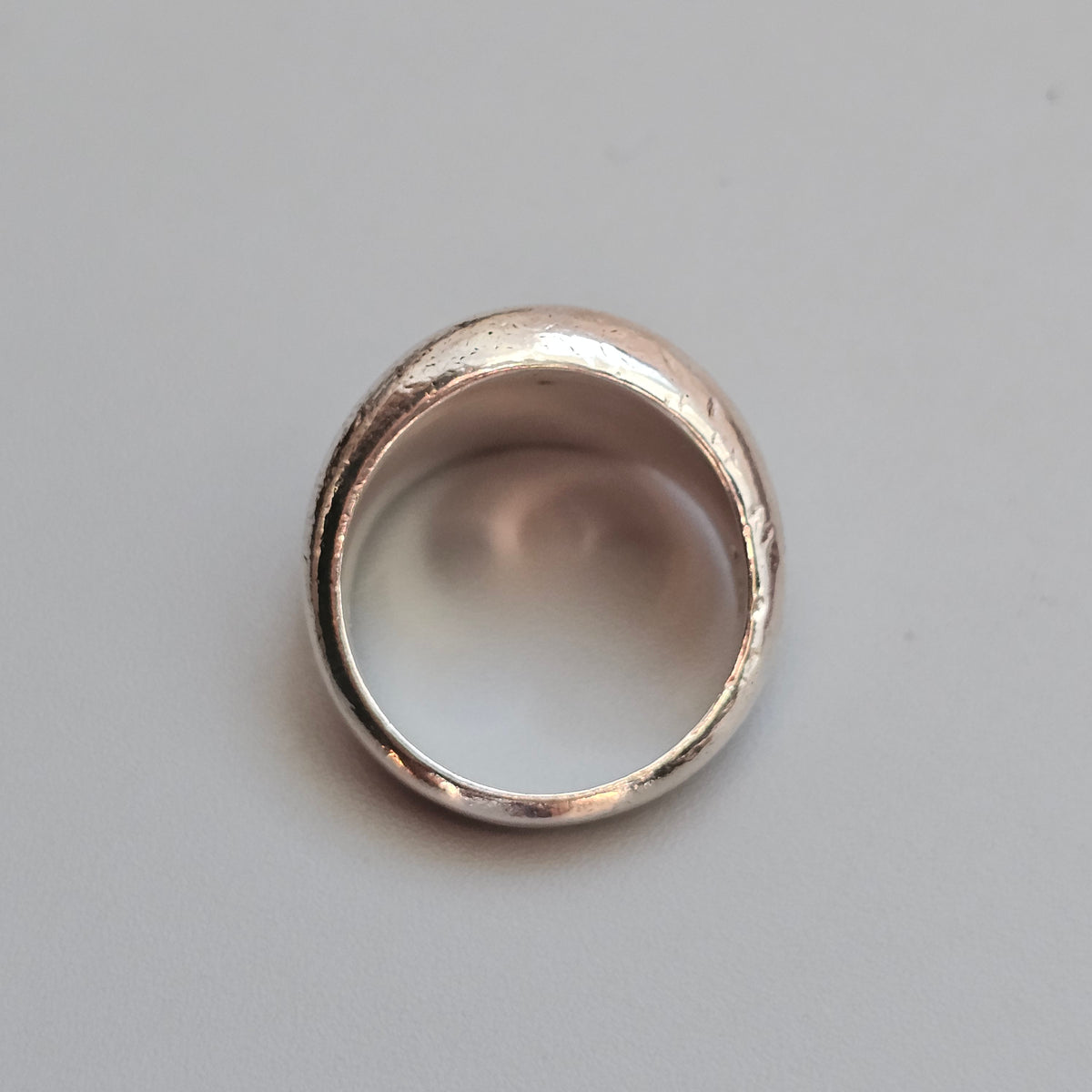 Vintage Anton Michelsen Danish Sterling Silver Modernist Leaf Ring