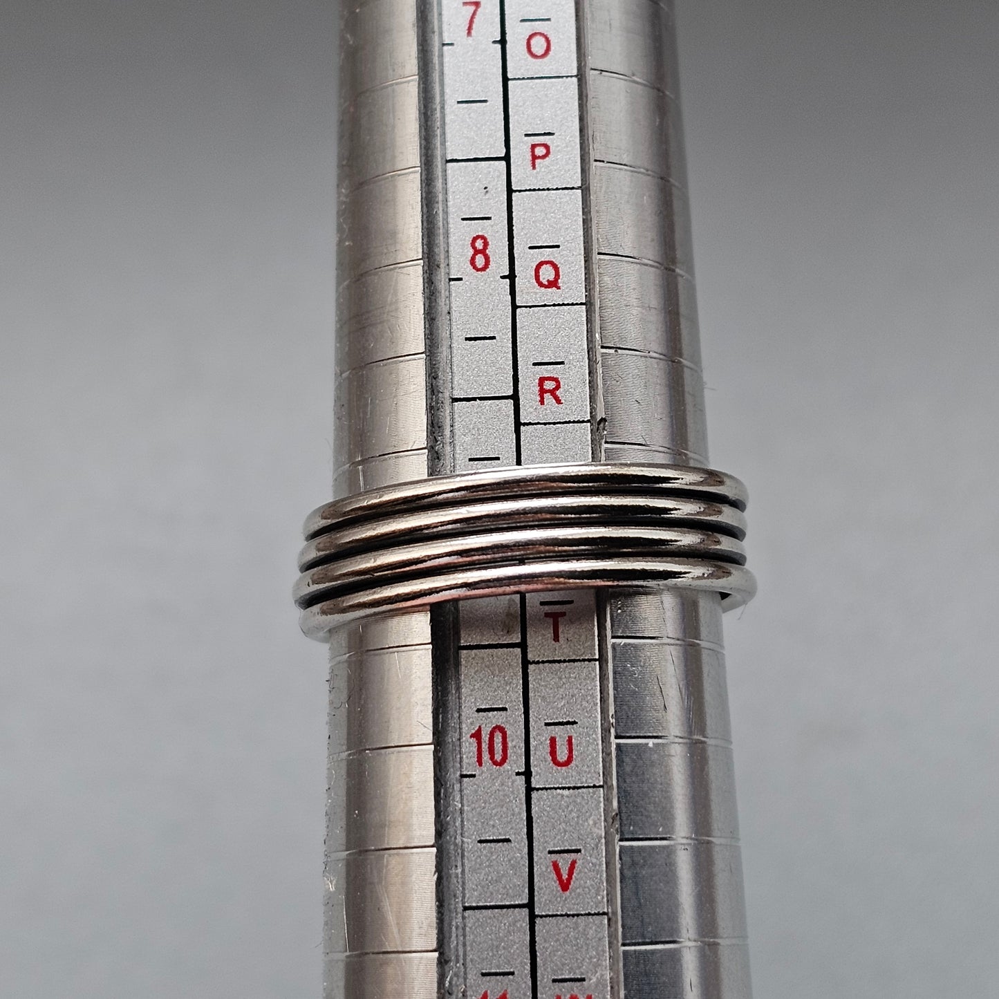 Contemporary Danish Sterling Silver Multi Band Ring Guld og Sølv Design