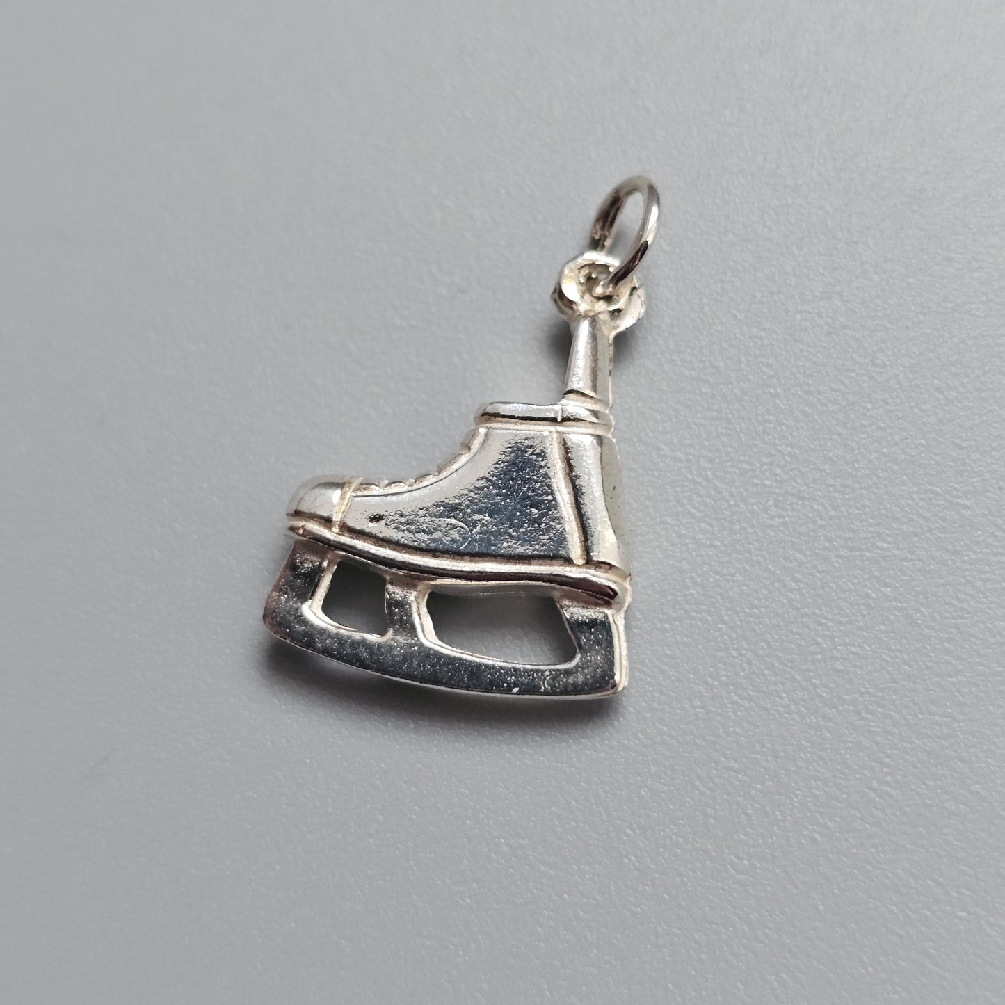 Vintage Finnish 830 Silver Ice Hockey Skate Pendant