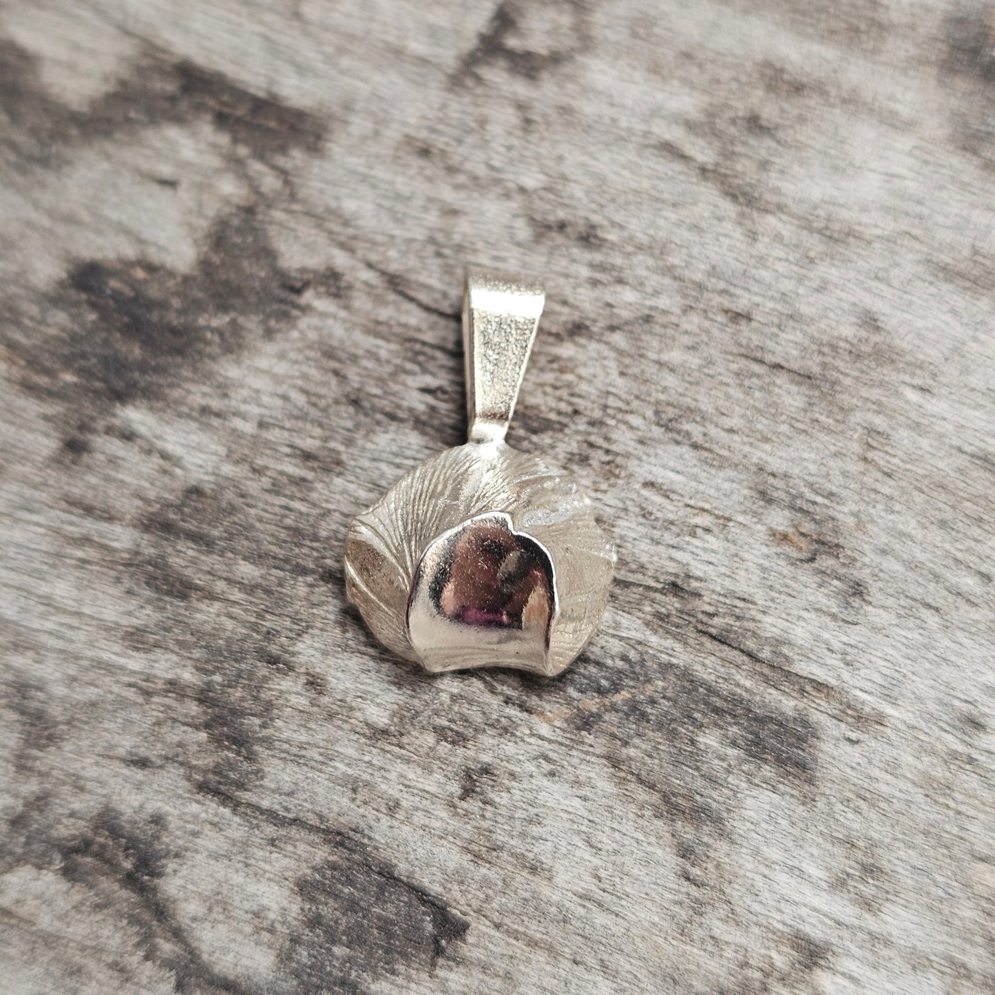 Small Finnish Sirokoru Sterling Silver Modernist Pendant