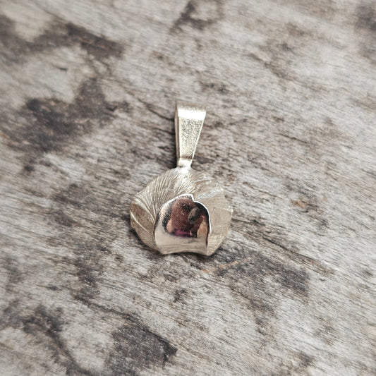 Small Finnish Sirokoru Sterling Silver Modernist Pendant