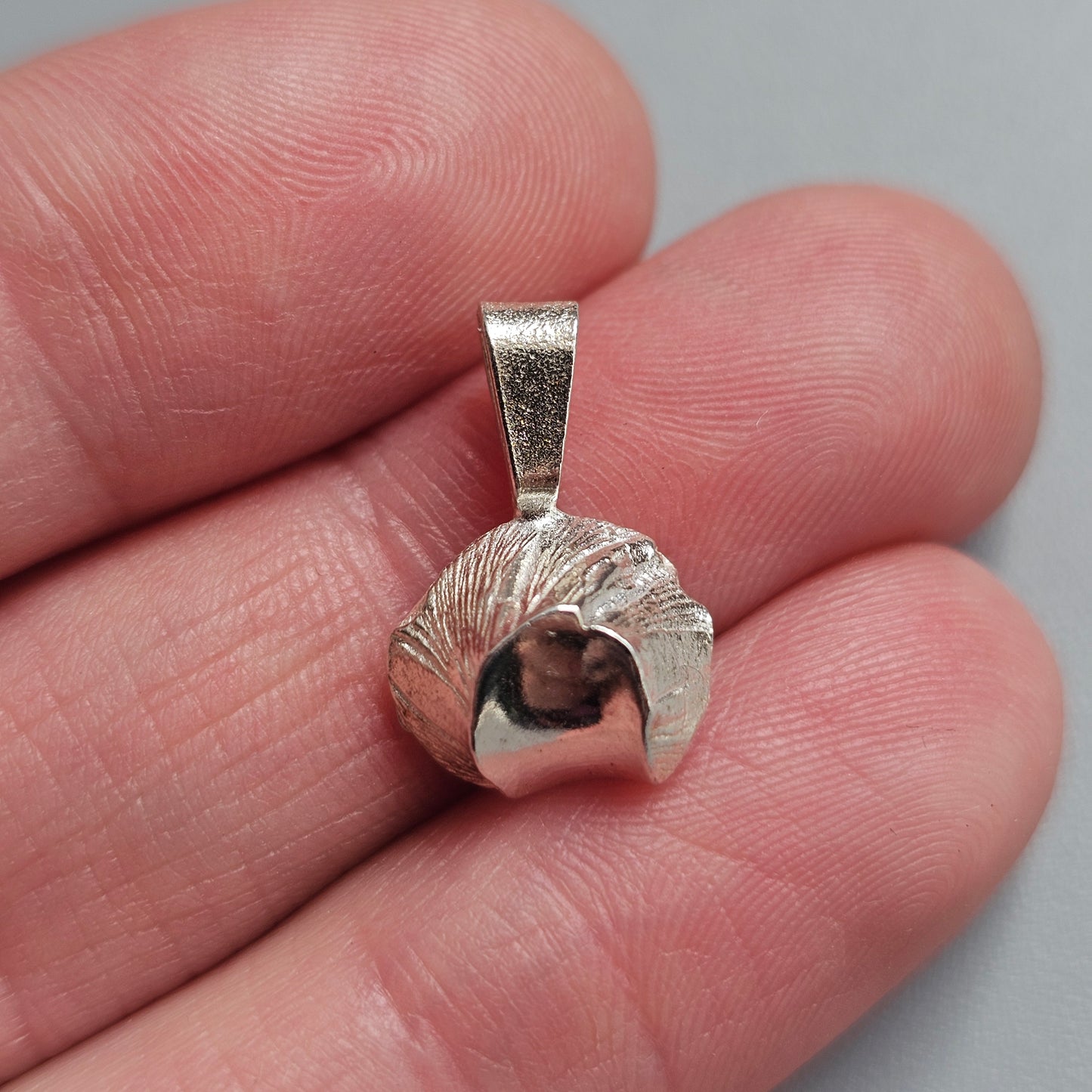 Small Finnish Sirokoru Sterling Silver Modernist Pendant