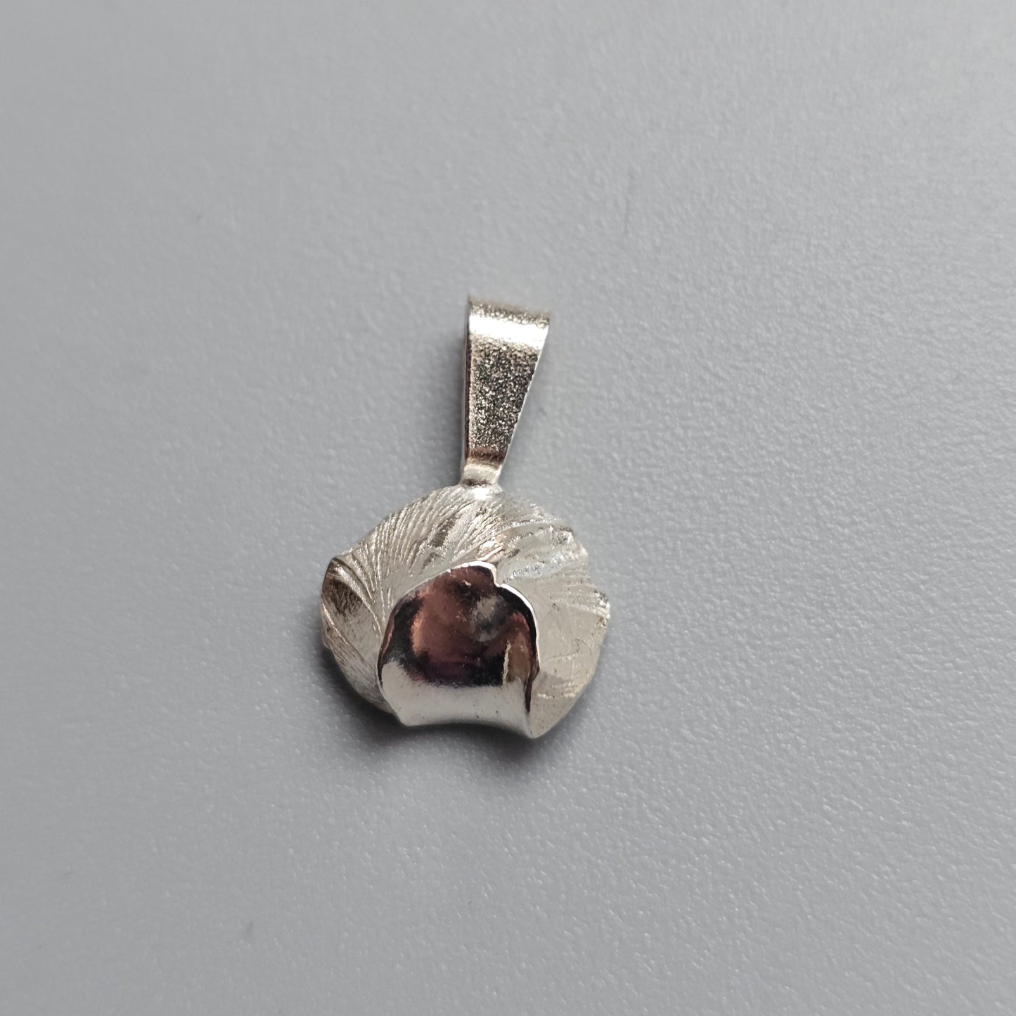Small Finnish Sirokoru Sterling Silver Modernist Pendant