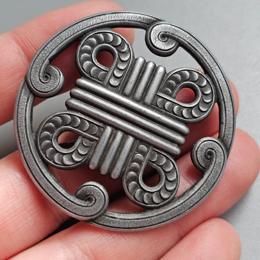 Vintage Finnish 1930s 1940s ATO-Koru Taikahely Brooch