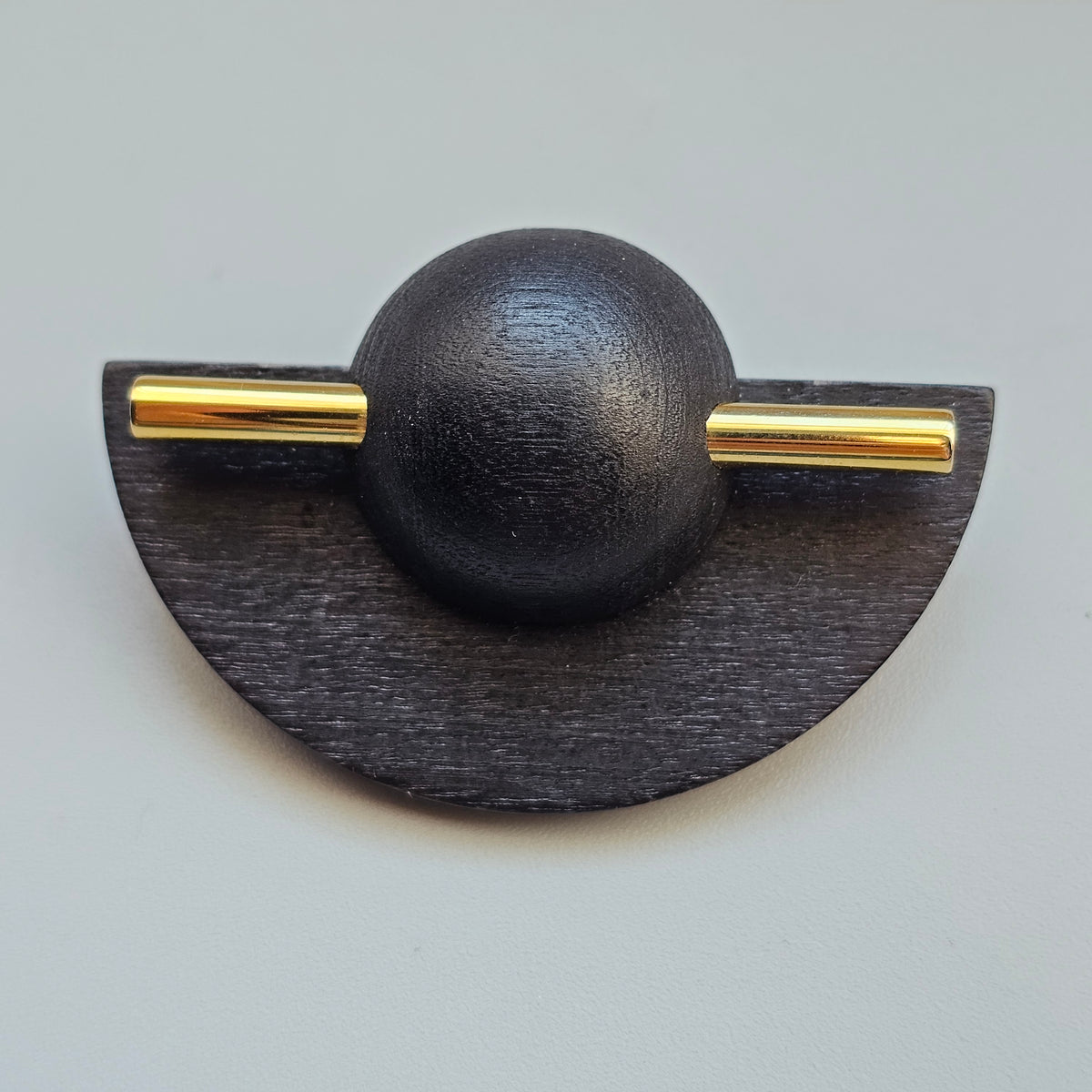 Vintage Aarikka Finland Black Wooden Brooch – LADY Modernist Scandinavian Design