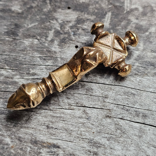 Vintage Stavanger Museum Norwegian Bronze Viking Replica Brooch