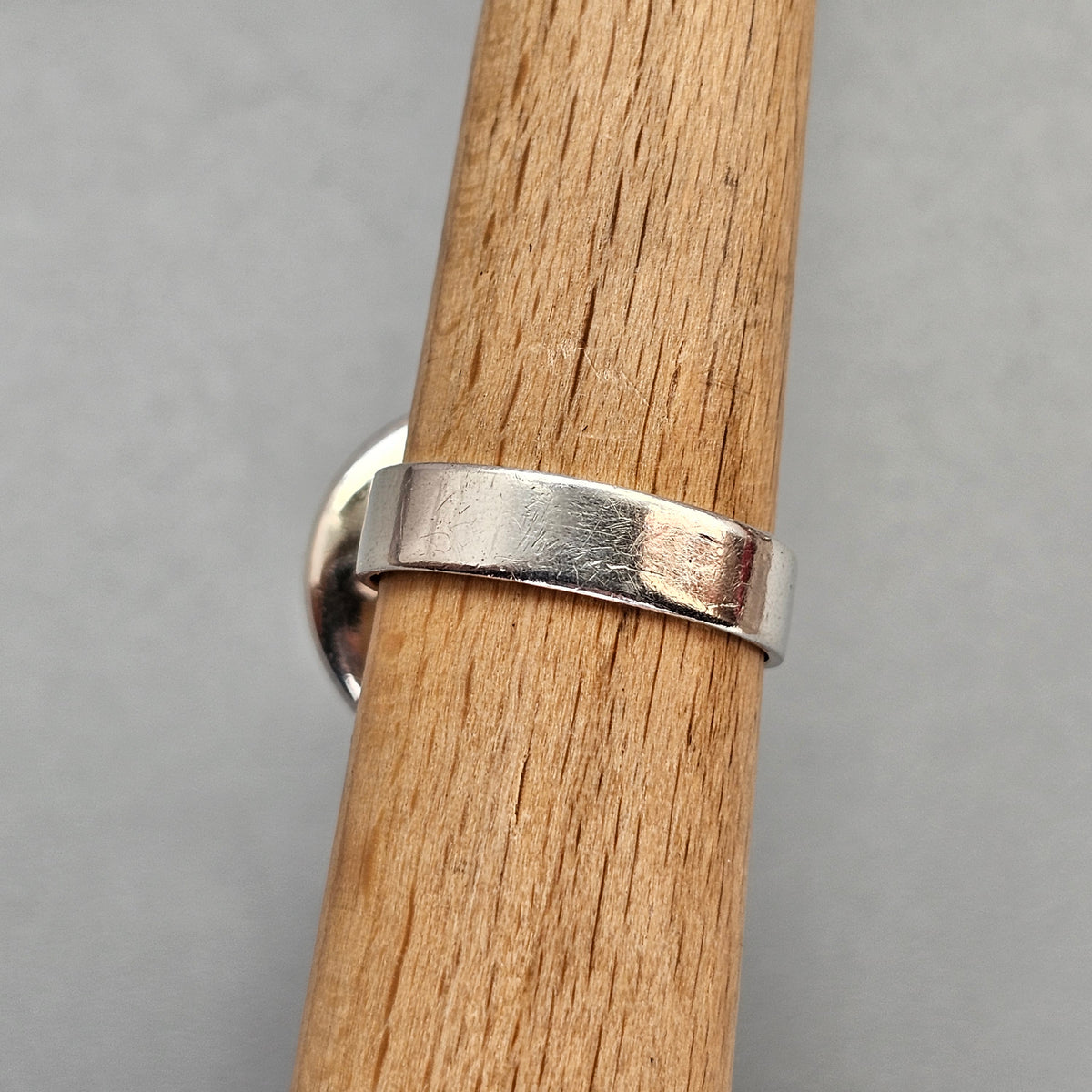 Vintage 1960s Martti Viikinniemi Finnish Silver Amazonite Ring 1966
