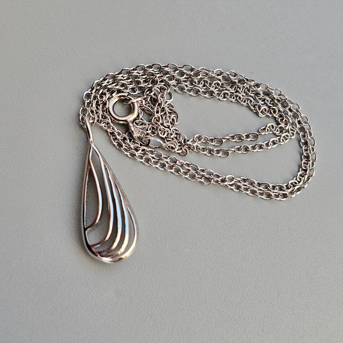 Contemporary Finnfeelings Virga Finnish Sterling Silver Necklace Assi Arnimaa