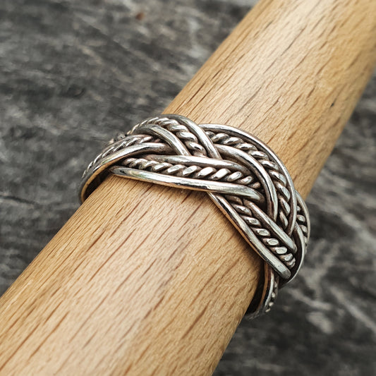 Viking Style Silver Ring