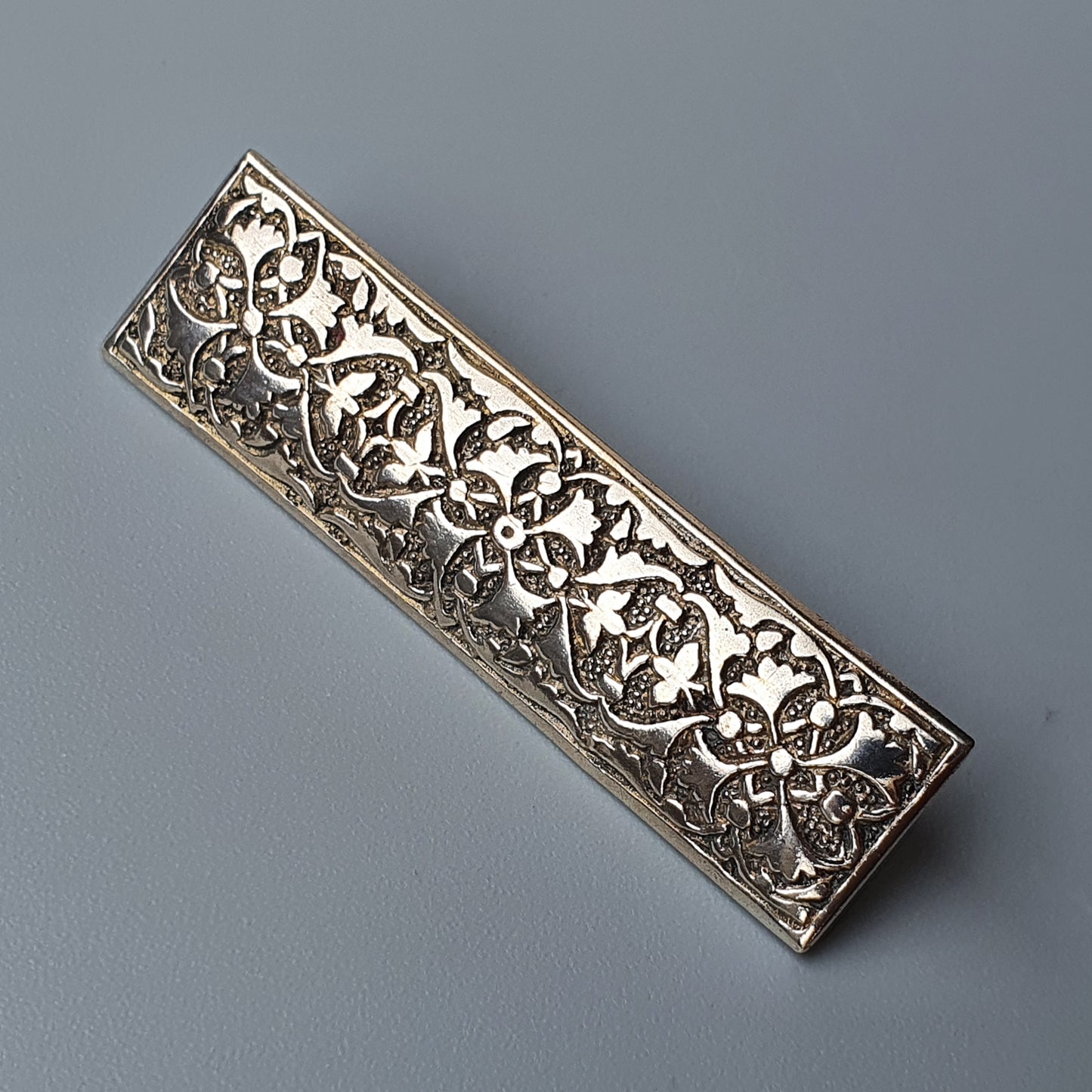 Vintage Antique Silver Bar Brooch