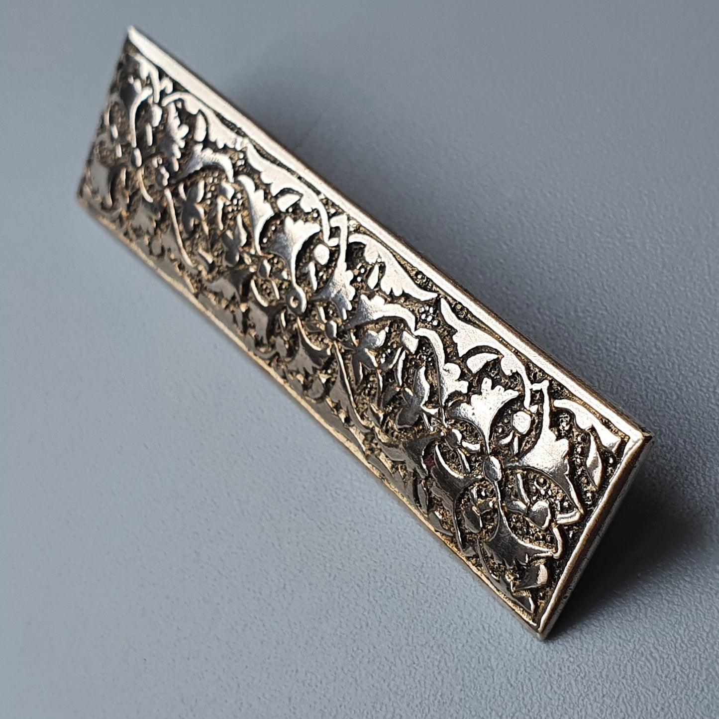 Vintage Antique Silver Bar Brooch